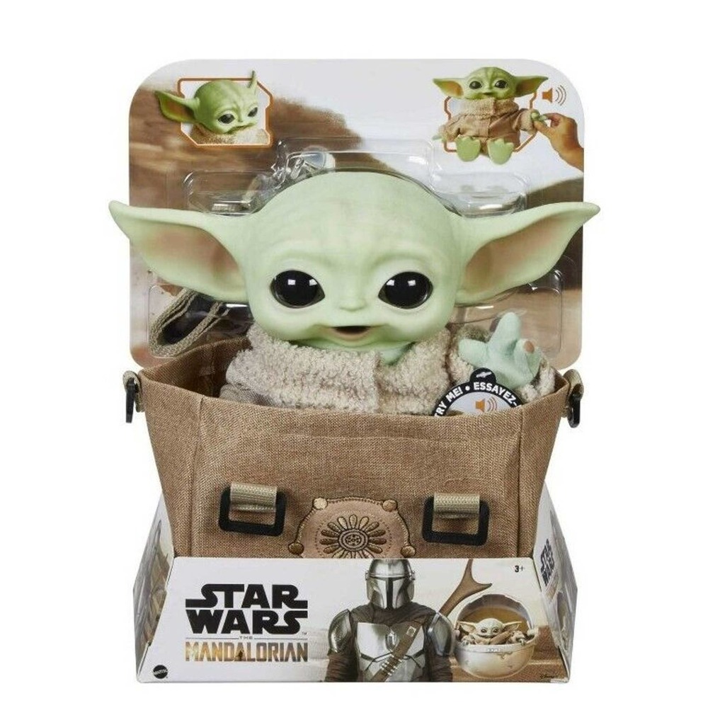 Star Wars The Mandalorian Grogu Plush Set, Character Doll with Soft Body